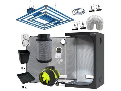 LED Set 200W Maxibright Daylight PRO 80x80x180cm High Quality