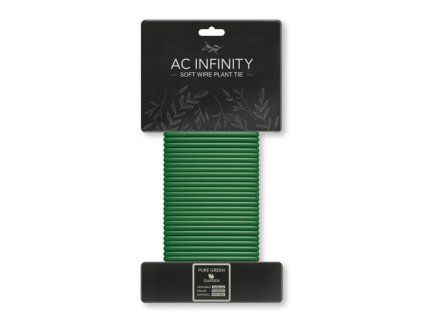 40962 ac infinity soft twist ties thick rubberized texture 10m