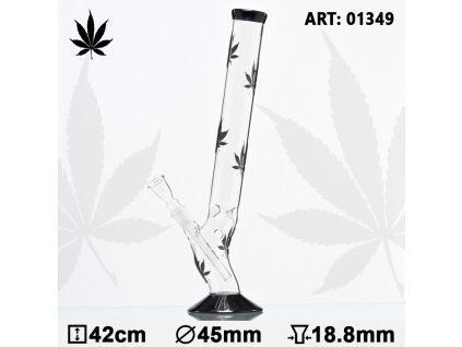 skleneny bong multi leaf bolt 42 cm 1 ks