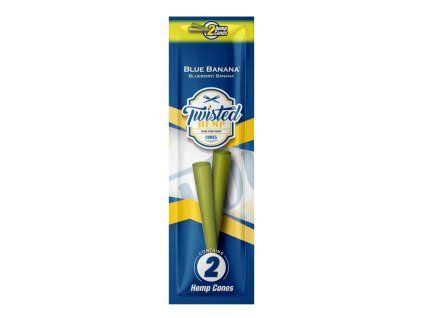 twisted hemp cone blue bannana 2 ks v baleni