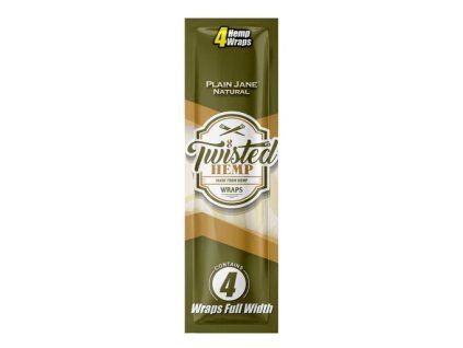 twisted hemp wraps plain jane 4 ks v baleni