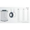 filtr pro activ 250m3 h 100mm