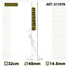 Skleněný bong Psycho, 32 cm, 1 ks