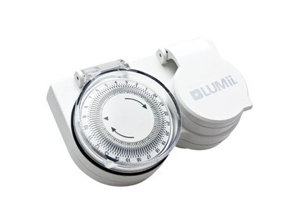 LUMII 24 Mechanické spínací hodiny na vysokou indukční zátěž (1x600W HPS)