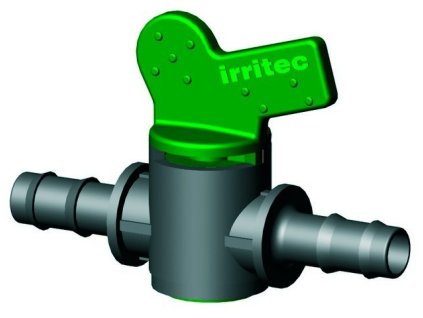 PE ventil uzavírací, průměr 20mm