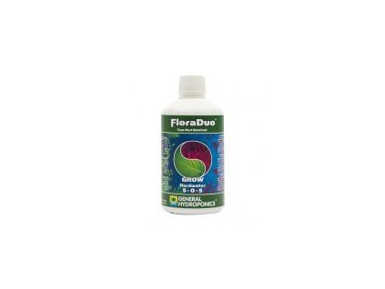 General Hydroponics FloraDuo Grow pro tvrdou vodu, 500ml