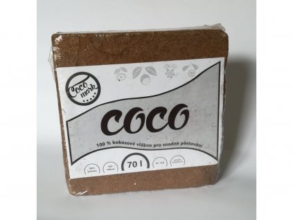 CocoMark Lisovaný kokos 70l s mykorhizou