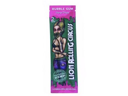 lion rolling bubble gum