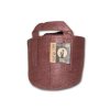 Root pouch textilní květináč Boxer brown 30l, nedegradující, 35x30cm s uchem