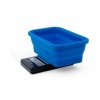Váha Blue Collapsible Silicone Bowl Scale 1000g/0,1g