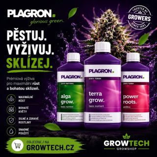 Dopřej svým rostlinám prémiovou výživu od Plagronu a posuň pěstování na vyšší úroveň. #terragrow#algagrow#plagron#growtech