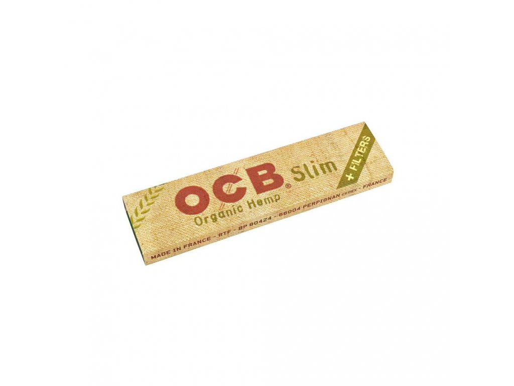 OCB papírky s filtry Organic Hemp Slim