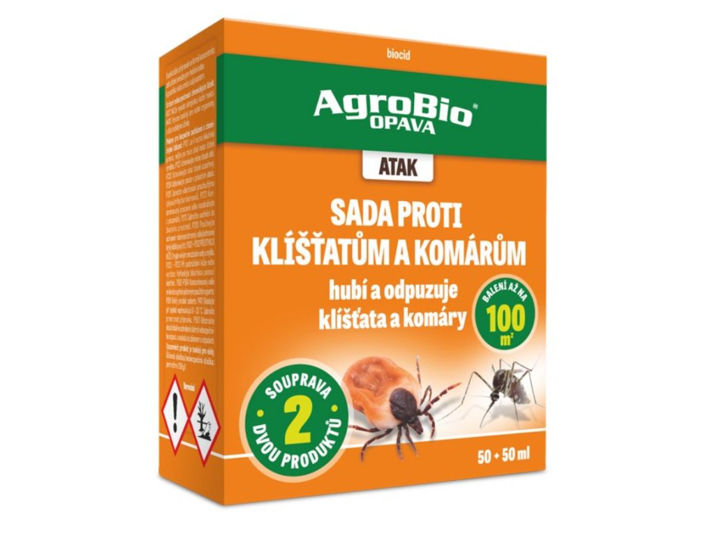AgroBio ATAK - sada proti klíšťatům a komárům