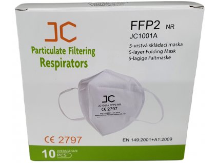 Respirátor FFP2 10ks Plná certifikace.