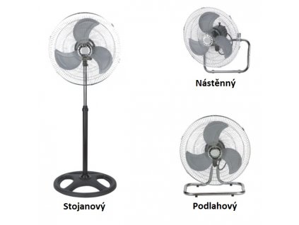 Cirkulační ventilátor VF - průměr 45cm, 3v1