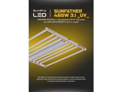 SunPro LED SUNFATHER 465W 3.1 UV