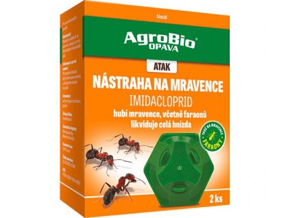 AgroBio ATAK - nástraha na mravence Imidacloprid, domečky 2ks