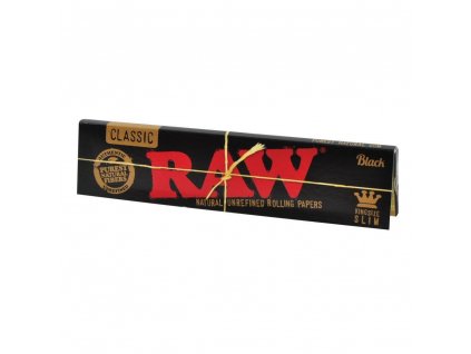 Papírky Raw Black KS slim