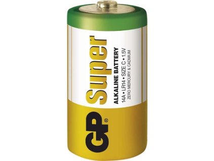 XXX_Baterie GP Super LR14 (C), 2 ks ve fólii