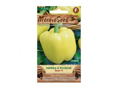 Semínka MoravoSeed Paprika zeleninová k rychlení SANDRA (TESLA F1), žlutá 64487