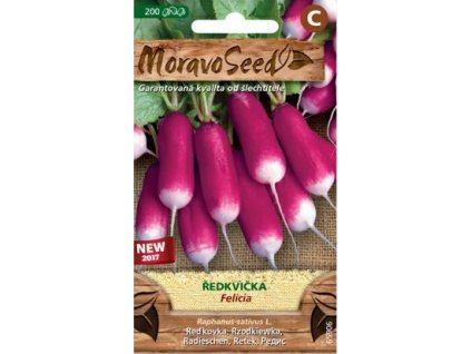 Semínka MoravoSeed Ředkvička válcovitá FELICIA 65906