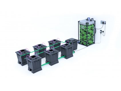 Alien Hydroponics Aero 6Pot (Varianta Black 15L)