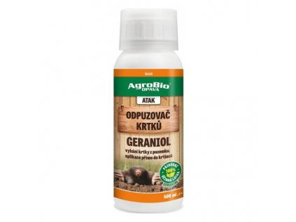 AgroBio ATAK - odpuzovač krtků Geraniol