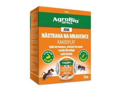 AgroBio ATAK Nástraha na mravence Kakodylat - domečky 2ks