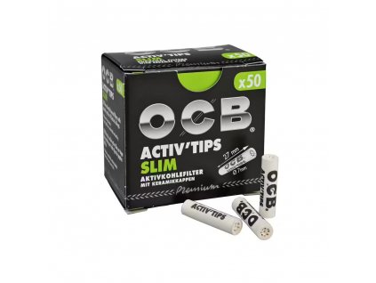 OCB filtry Activ Tips Slim 7 mm, 50ks v balení