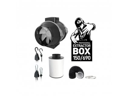 42198 trafika kit extractor 150 mm 690 m3 h kompletni set ventilace