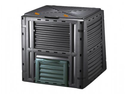 46143 1 komposter plastovy cerny 450l