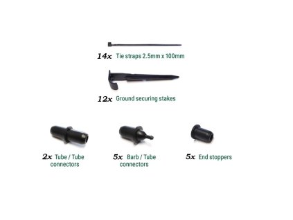 46911 irrigatia connector kit for flat irrigation hose