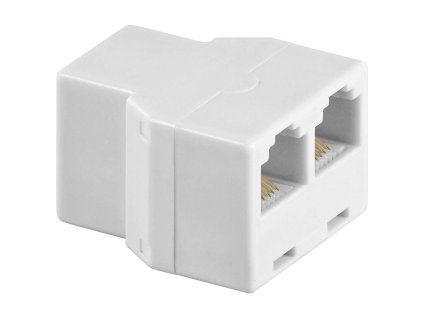 49170 goobay isdn adapter 1x rj12 zasuvka 2x rj12 zasuvka