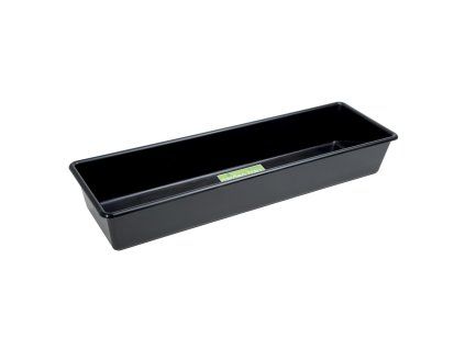 49935 garland podmiska plast rectangular tray black 80x25x12 cm