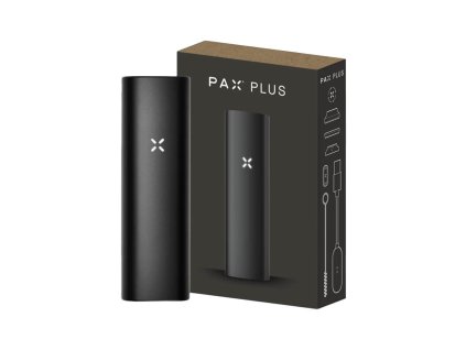 PAX Plus Starter Kit Onyx Dry Herb Vaporizer, na bylinky