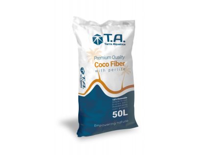 Terra Aquatica Coco Fiber Perlite 50 l, kokos perlit - NATRŽENÝ