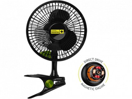 Ventilátor Garden Highpro Clip Fan 15CM / 5W