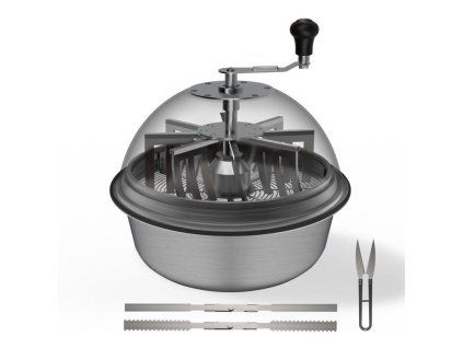 41016 ac infinity bud bowl trimmer rotating cut with transparent viewing dome 406 mm