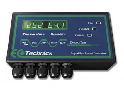 Ecotechnics Evolution Teploměr/Vlhkoměr - regulátor otáček 12A