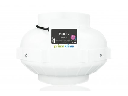 Ventilátor PRIMA KLIMA 950m3/h, 200mm, 1-rychlost (PK200-L)