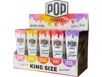 42065 pop cones king size wild grape 3 ks v baleni