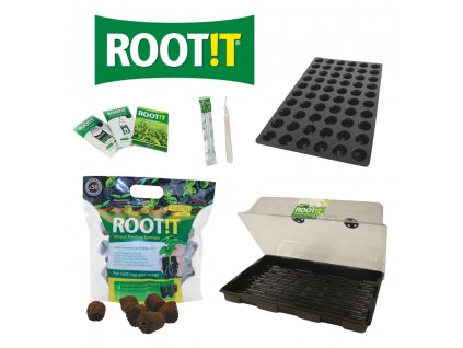 ROOT!T sklenček set KOMPLET pro 60 sazenic Max Quality