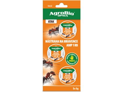 AgroBio ATAK – nástraha na mravence AMP – domečky 3ks