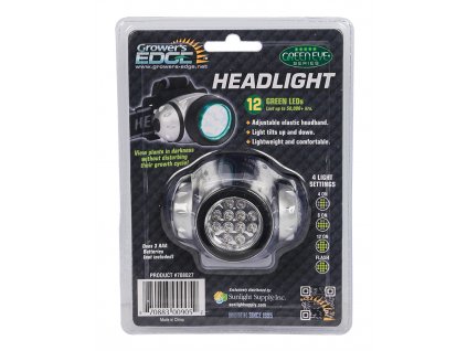 Čelovka Sunlight Suply - zelená LED