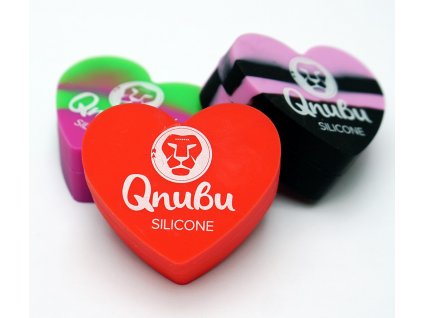 Qnubu Silicone Rosin Heart XL 18ml, silikonové pouzdro