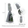 35834 2 bongthai silicone glass moai bong 19 5cm