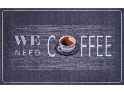 COFFEE - Rohožky do domácnosti šedé (Rozměr 75x120 cm)