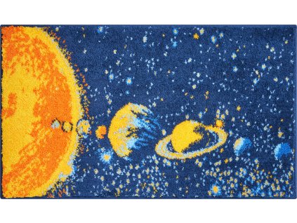 PLANETS - Koupelnové předložky tmavě modré (Rozměr 60x90 cm)