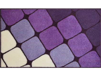 SHANGA - Koupelnová předložka fialová (Rozměr 60x100 cm)