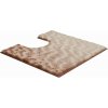 SAND - WC předložka s výřezem 55x55 cm, hnědá 8590507238393 B3255-05203